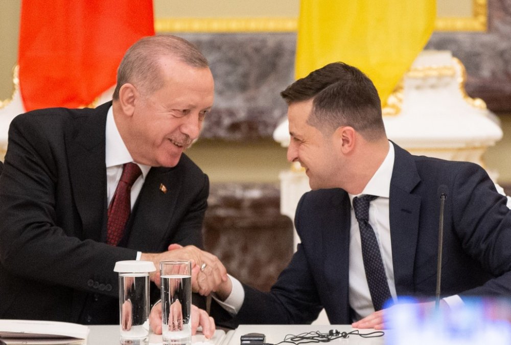 Cumhurbaşkanı Erdoğan, Ukrayna Cumhurbaşkanı Volodimir Zelenski ile görüştü